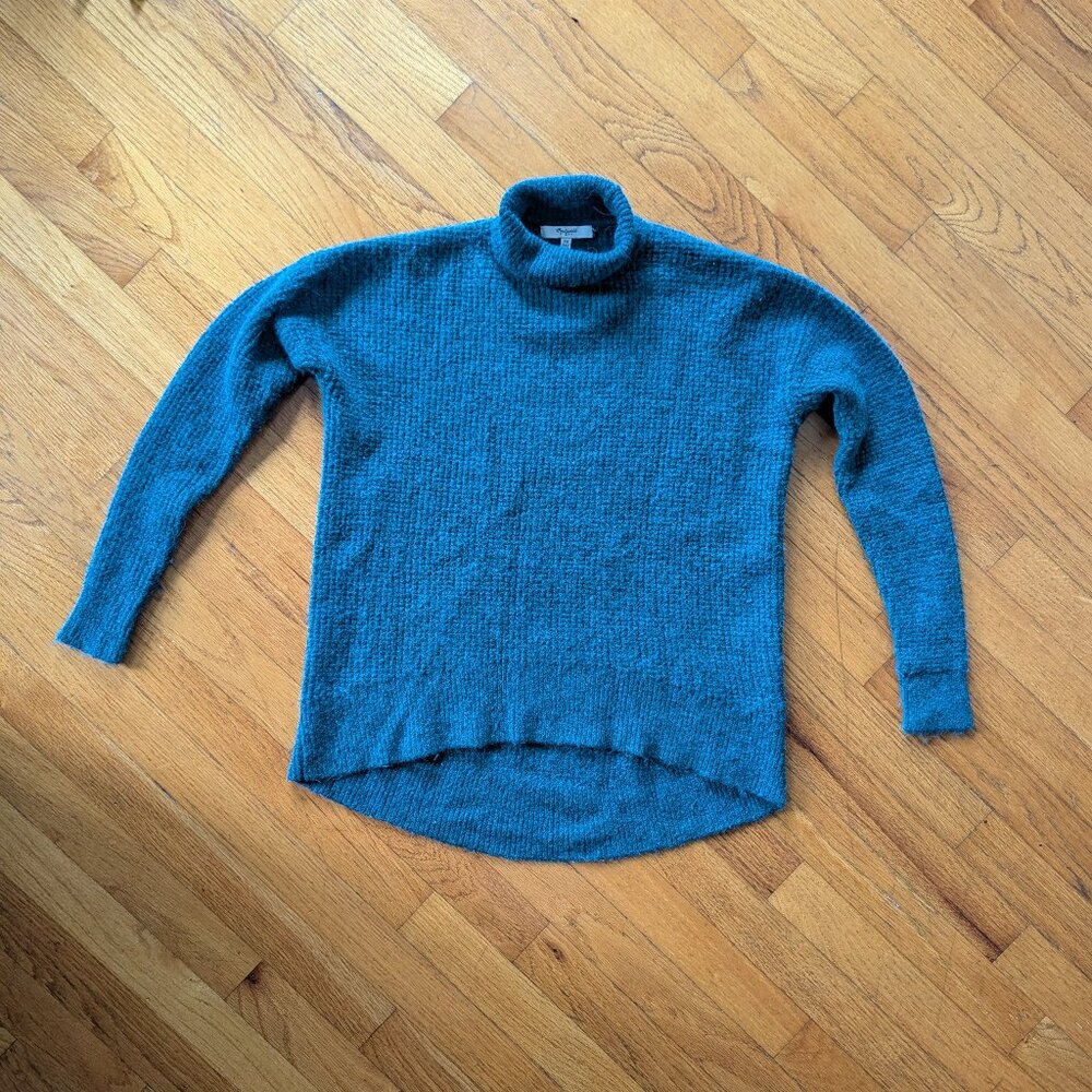 LAST CHANCE Cozy Teal Madewell Sweater